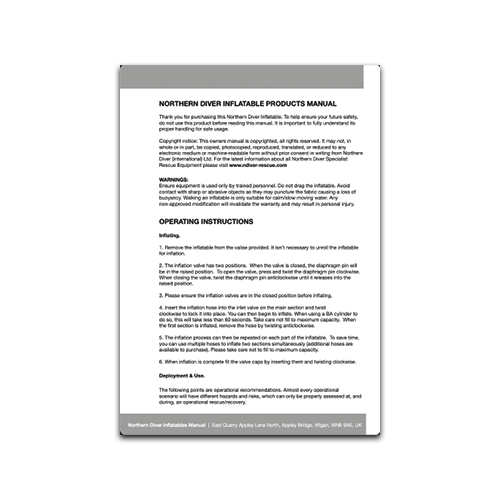 Inflatable Products Manual